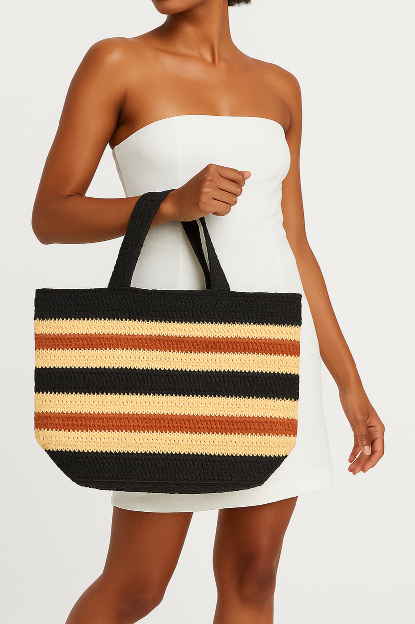 Casual Beach Bag Multicolor