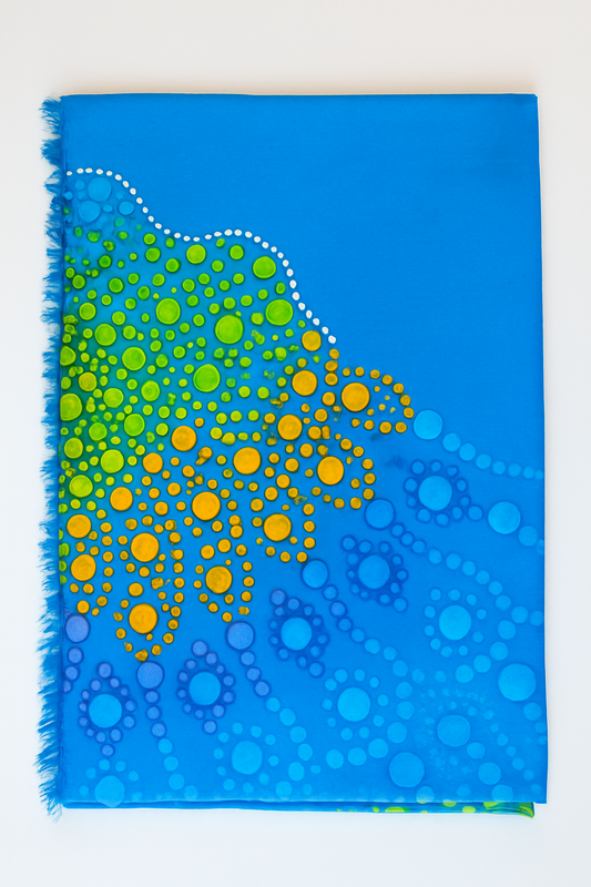 Wrap Sarong Blue Multicolor