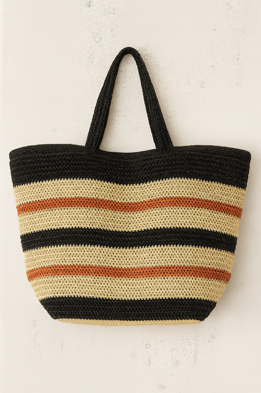 Casual Beach Bag Multicolor