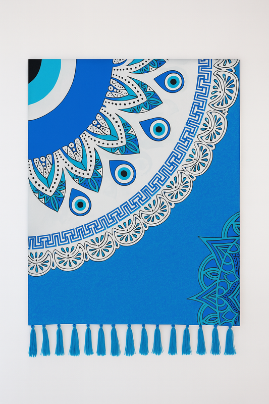 Wrap Evil Eye Print Sarong Wrap