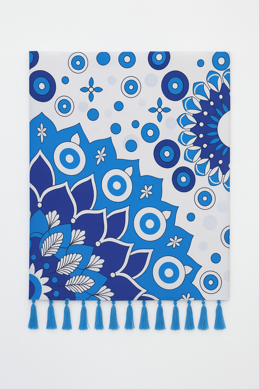 Wrap Evil Eye Print Sarong Wrap