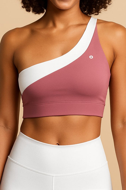 Activewear Sports Bra One-Shoulder
